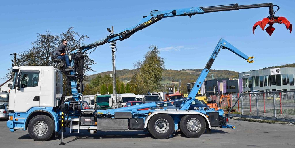 Camion ampliroll Scania G 440 * Abrollkipper * EPSILON M120Z95TR* TOP