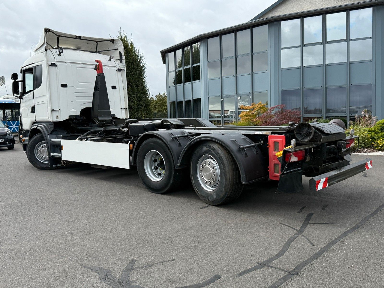 Camion ampliroll Scania G 440 LB 6x2 Knickhaken Retarder, Klima