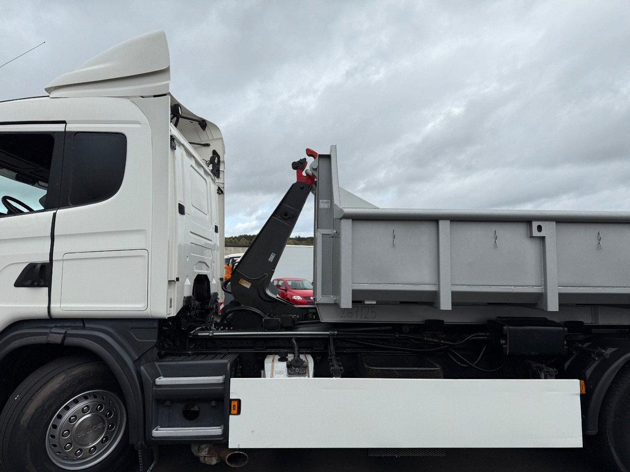 Camion ampliroll Scania G 440 LB 6x2 Knickhaken Retarder, Klima