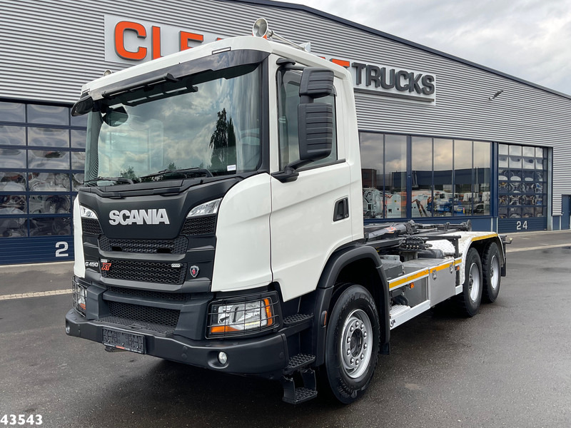 Camion ampliroll Scania G 450 6x4 AJK 20 Ton haakarmsysteem