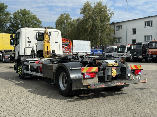 Camion ampliroll Scania P280 4x2 Abrollkipper Palfinger Knickhaken T15A