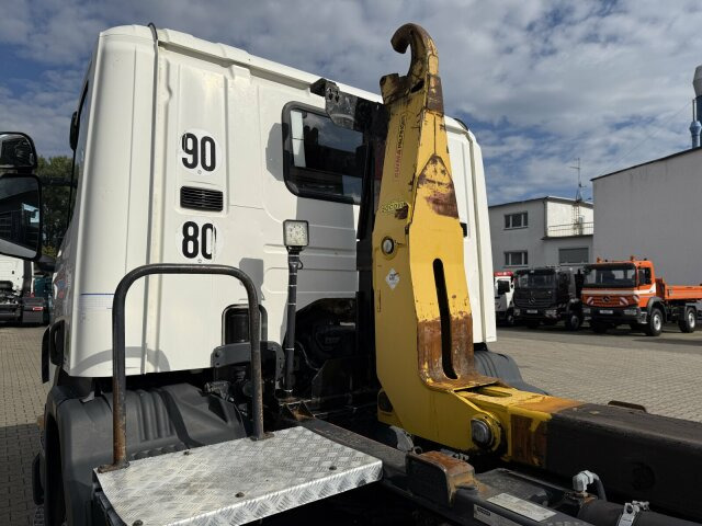Camion ampliroll Scania P280 4x2 Abrollkipper Palfinger Knickhaken T15A