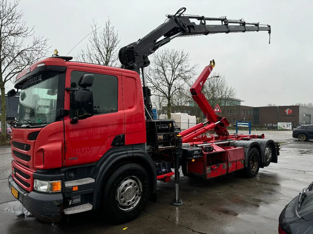 Camion ampliroll Scania P320 6X2 HIAB 20T + HIAB 144 E4