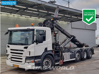 Camion ampliroll Scania P360 8X2 NL-Truck Hiab 211 E -3 HIPRO Kran 3-Pedals Euro 5