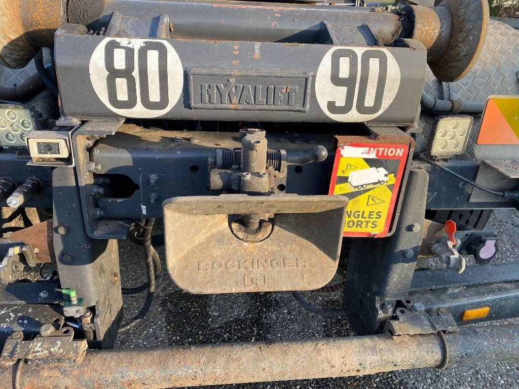 Camion ampliroll Scania P360/HYVALIFT/HIAB 144B a réparer