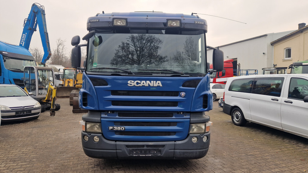 Camion ampliroll Scania P380 VDL Haken  Lenk-Liftachse