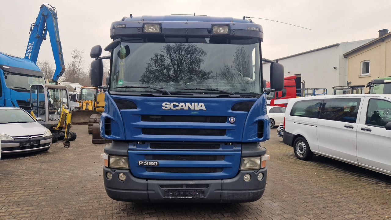 Camion ampliroll Scania P380 VDL Haken Lenk-Liftachse