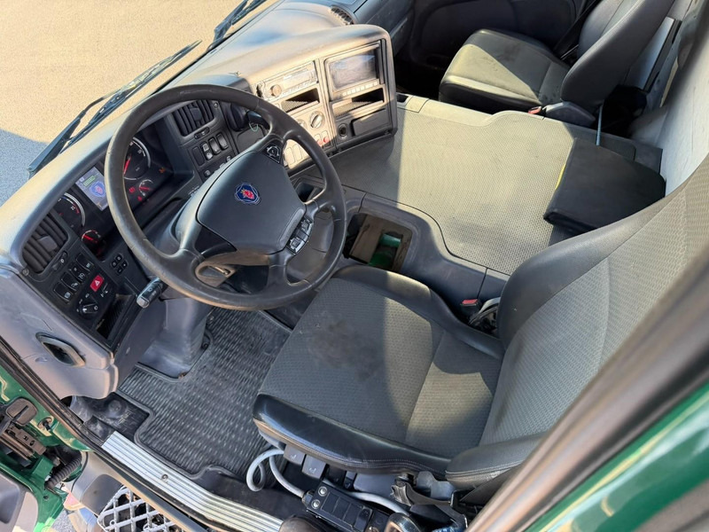 Camion ampliroll Scania P400 6x4 HOOKLIFT + CRANE PALFINGER PK9001 EH - RETARDER - 5/6F + ROTATOR + RADIO - WB 3m90 - EURO 5 - HUB REDUCTION / SPRING - BE TRUCK