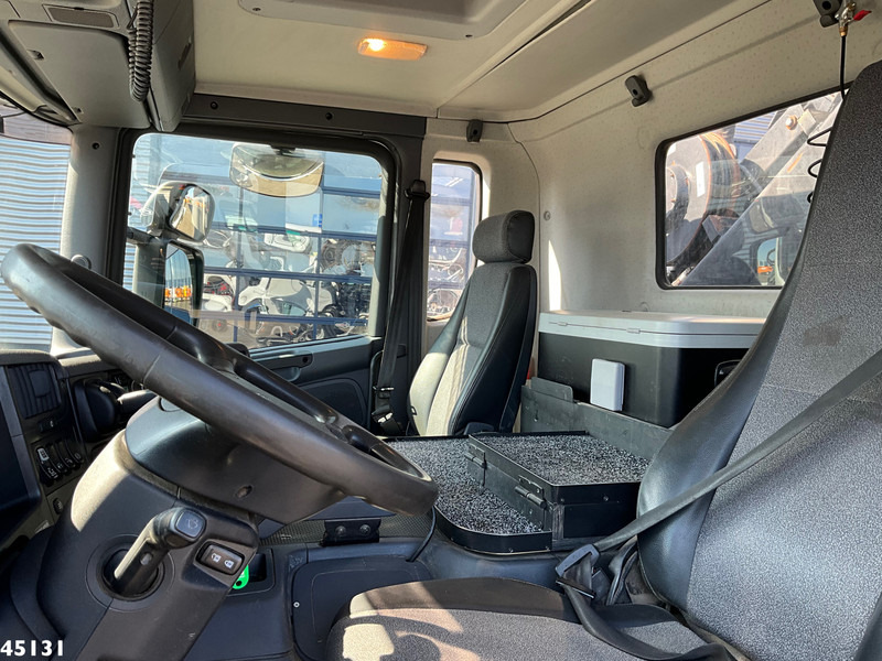 Camion ampliroll Scania P 380 8x4 Euro 5 Hiab 21 Tonmeter laadkraan Just 244.337 km!