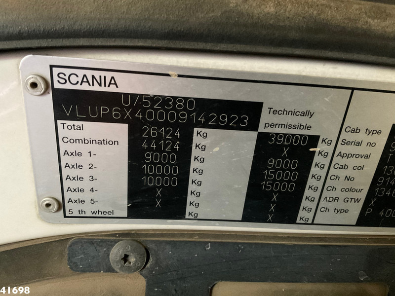 Camion ampliroll Scania P 400 6x4 Manual Full Steel