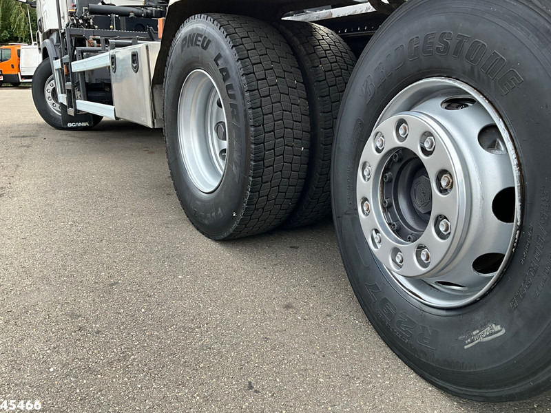 Camion ampliroll Scania P 400 Retarder Hiab 8 Tonmeter laadkraan