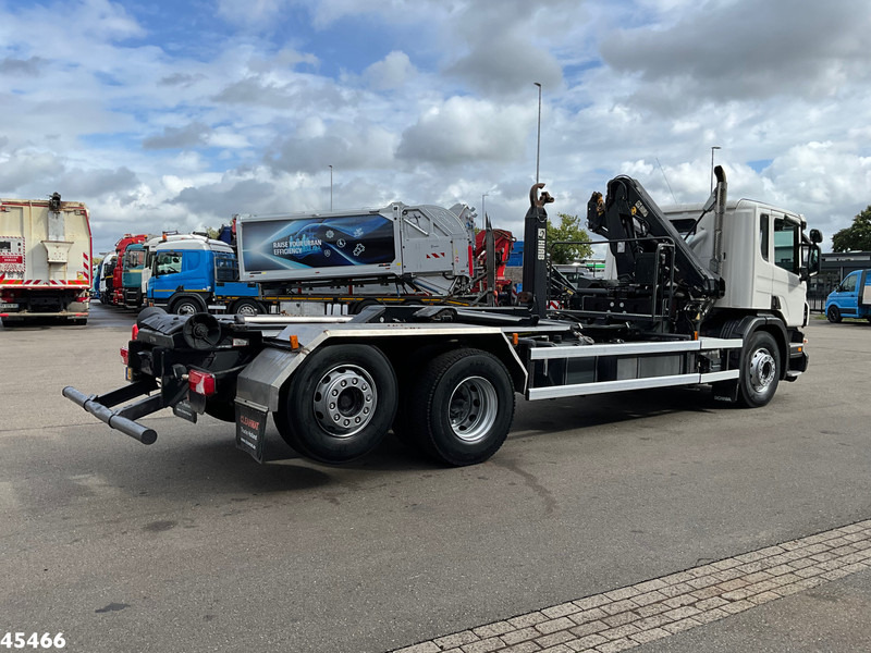 Camion ampliroll Scania P 400 Retarder Hiab 8 Tonmeter laadkraan