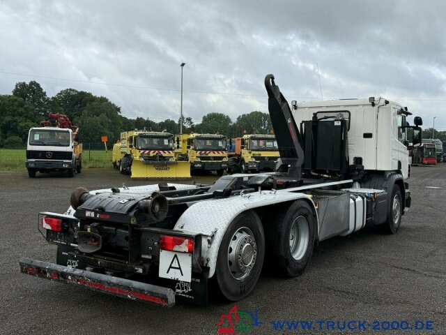 Camion ampliroll Scania P 410 Hiab Lenkbare Nachlauf Liftachse Nur162TKM