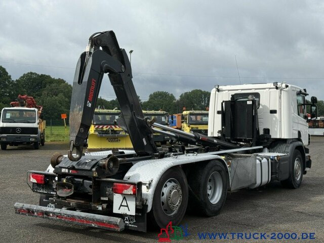 Camion ampliroll Scania P 410 Hiab Lenkbare Nachlauf Liftachse Nur162TKM