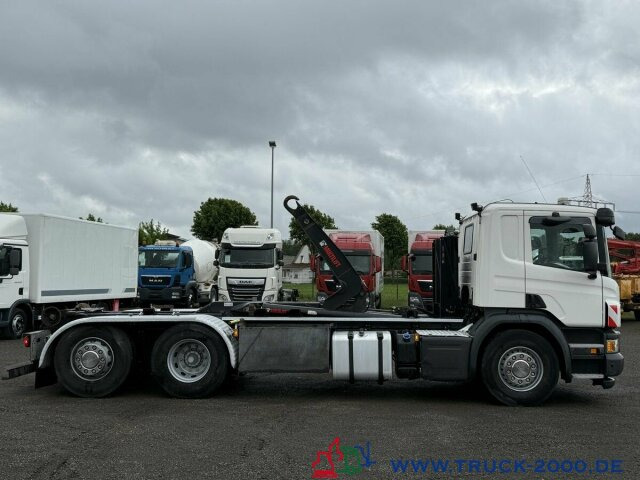 Camion ampliroll Scania P 410 Hiab Lenkbare Nachlauf Liftachse Nur162TKM