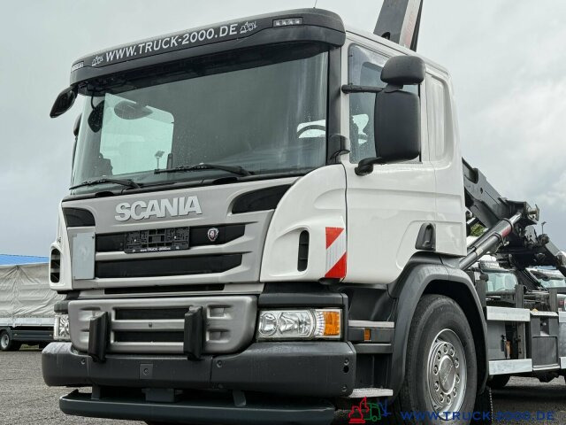 Camion ampliroll Scania P 410 Hiab Lenkbare Nachlauf Liftachse Nur162TKM