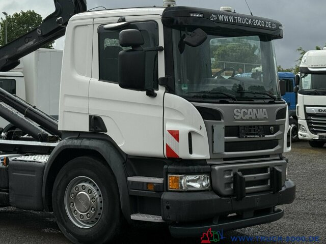 Camion ampliroll Scania P 410 Hiab Lenkbare Nachlauf Liftachse Nur162TKM