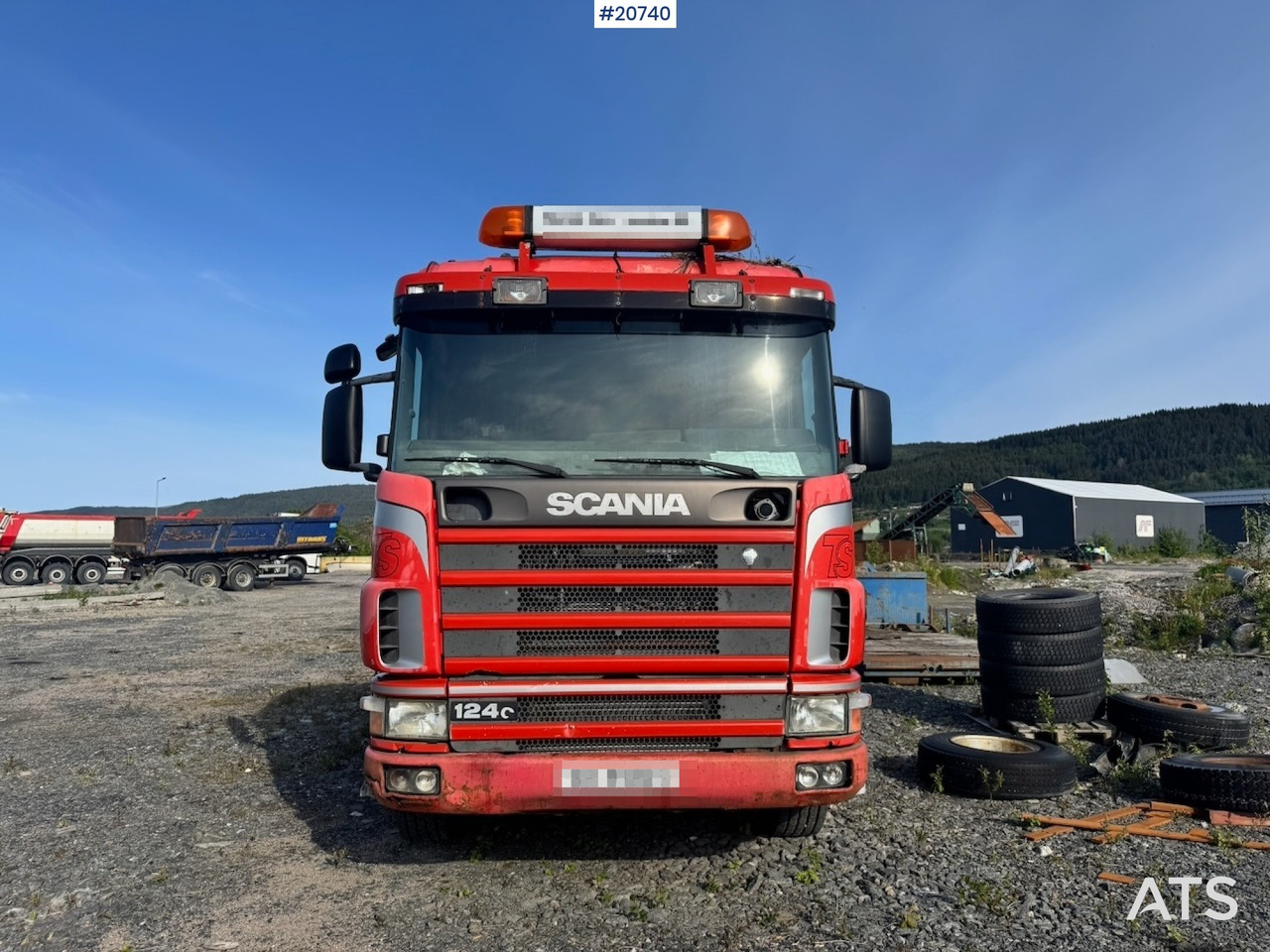 Camion ampliroll Scania R124