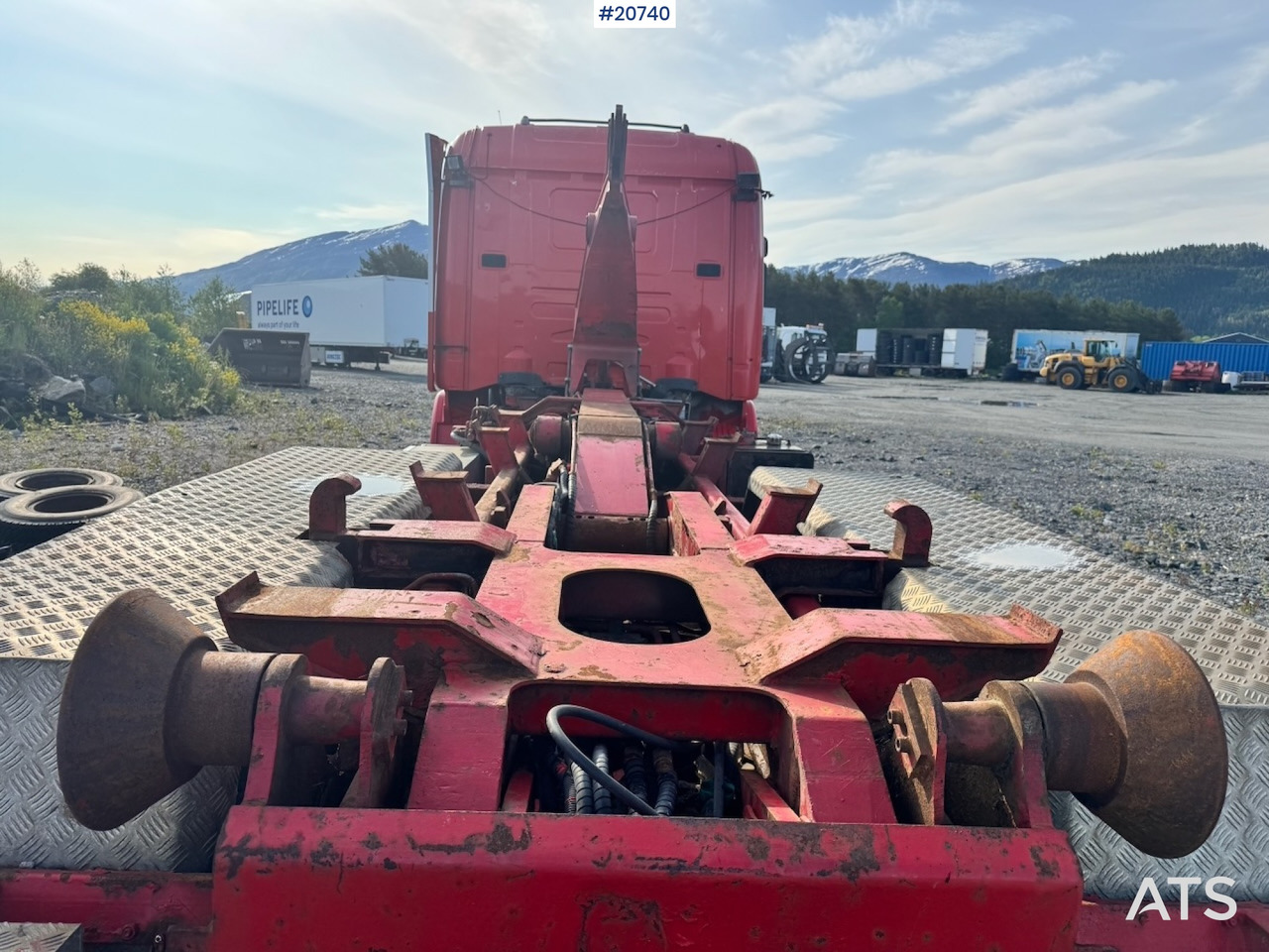Camion ampliroll Scania R124