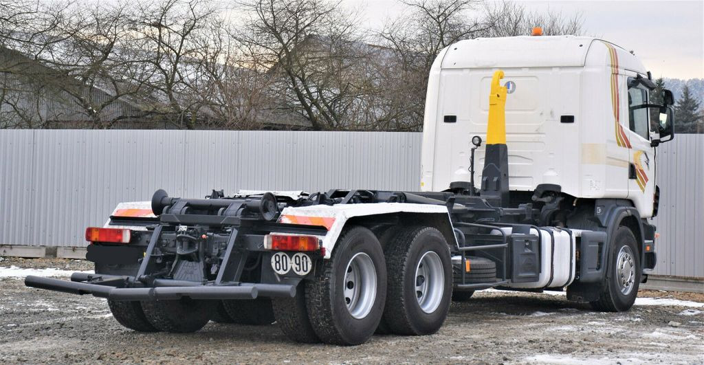 Camion ampliroll Scania R124 470 Abrollkipper *6x2* Top Zustand !