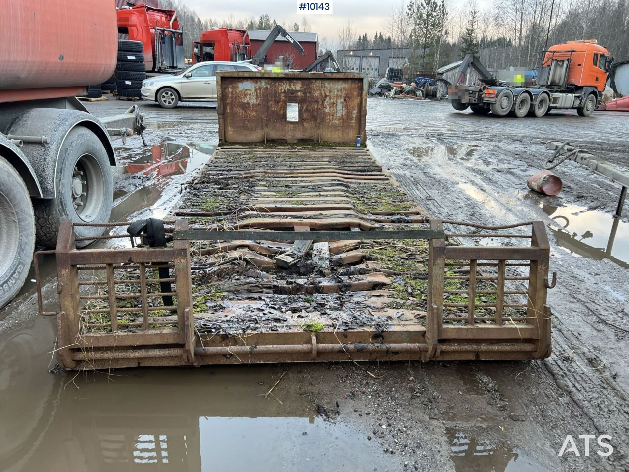 Camion ampliroll Scania R164 Tridem Truck Swap body (VIDEO)