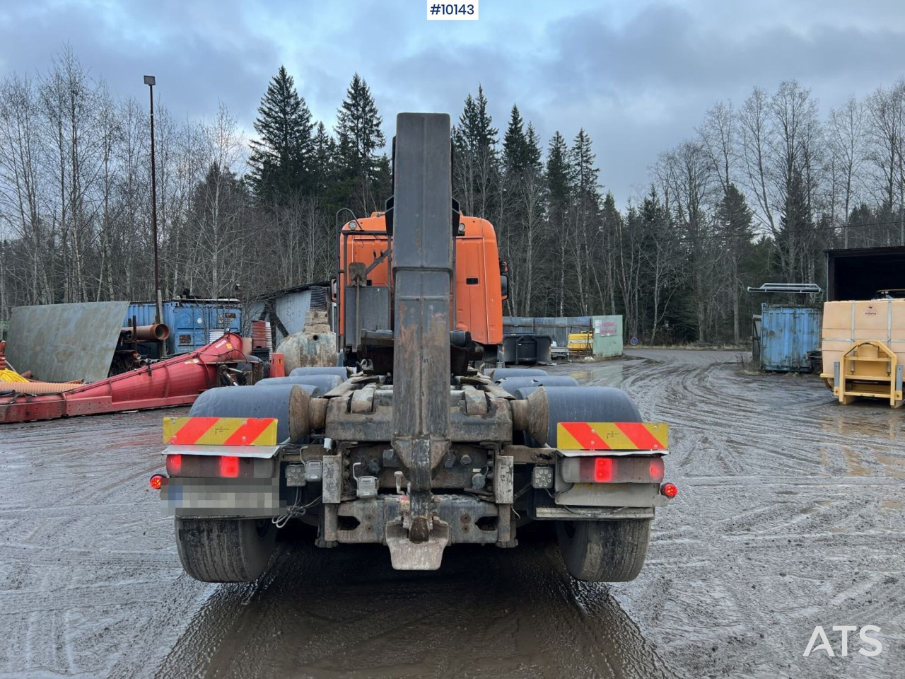 Camion ampliroll Scania R164 Tridem Truck Swap body (VIDEO)