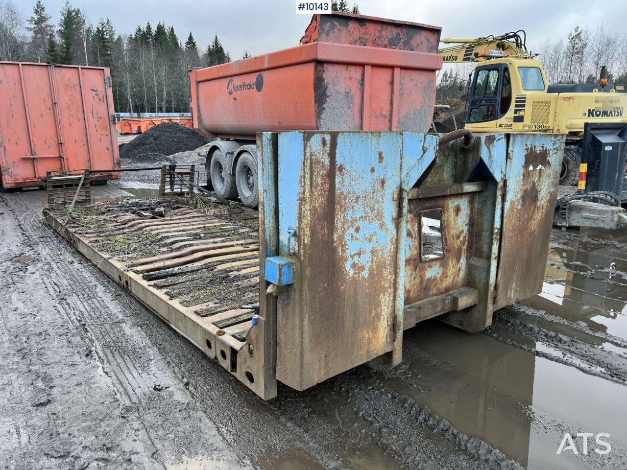 Camion ampliroll Scania R164 Tridem Truck Swap body (VIDEO)