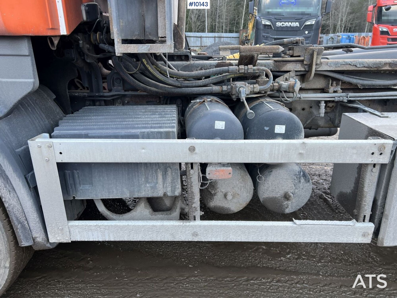 Camion ampliroll Scania R164 Tridem Truck Swap body (VIDEO)