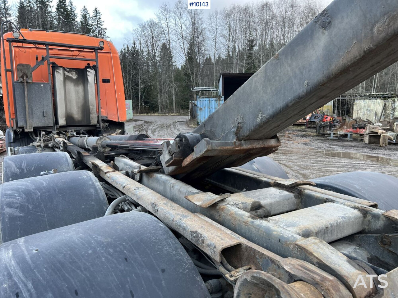 Camion ampliroll Scania R164 Tridem Truck Swap body (VIDEO)