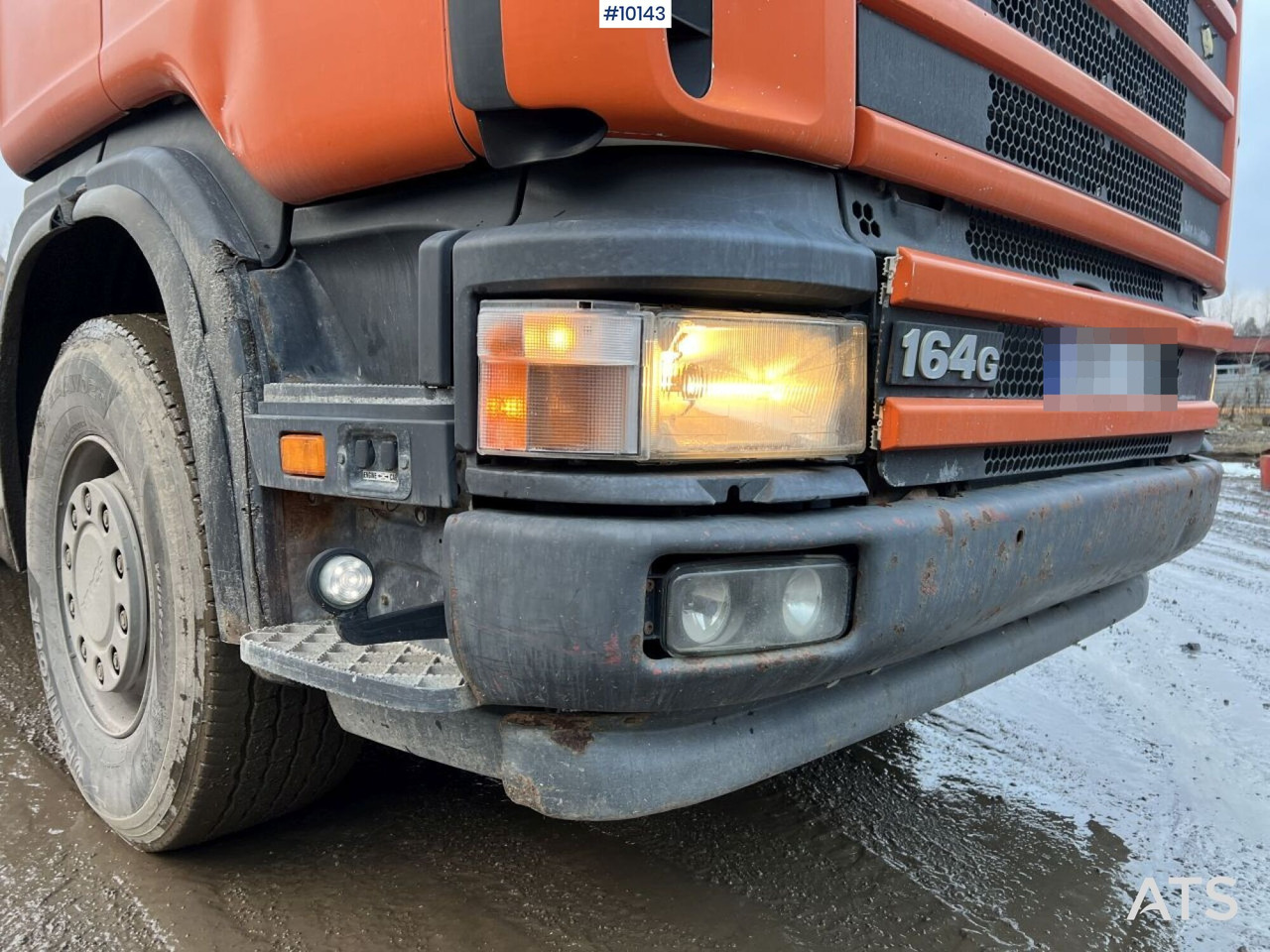 Camion ampliroll Scania R164 Tridem Truck Swap body (VIDEO)