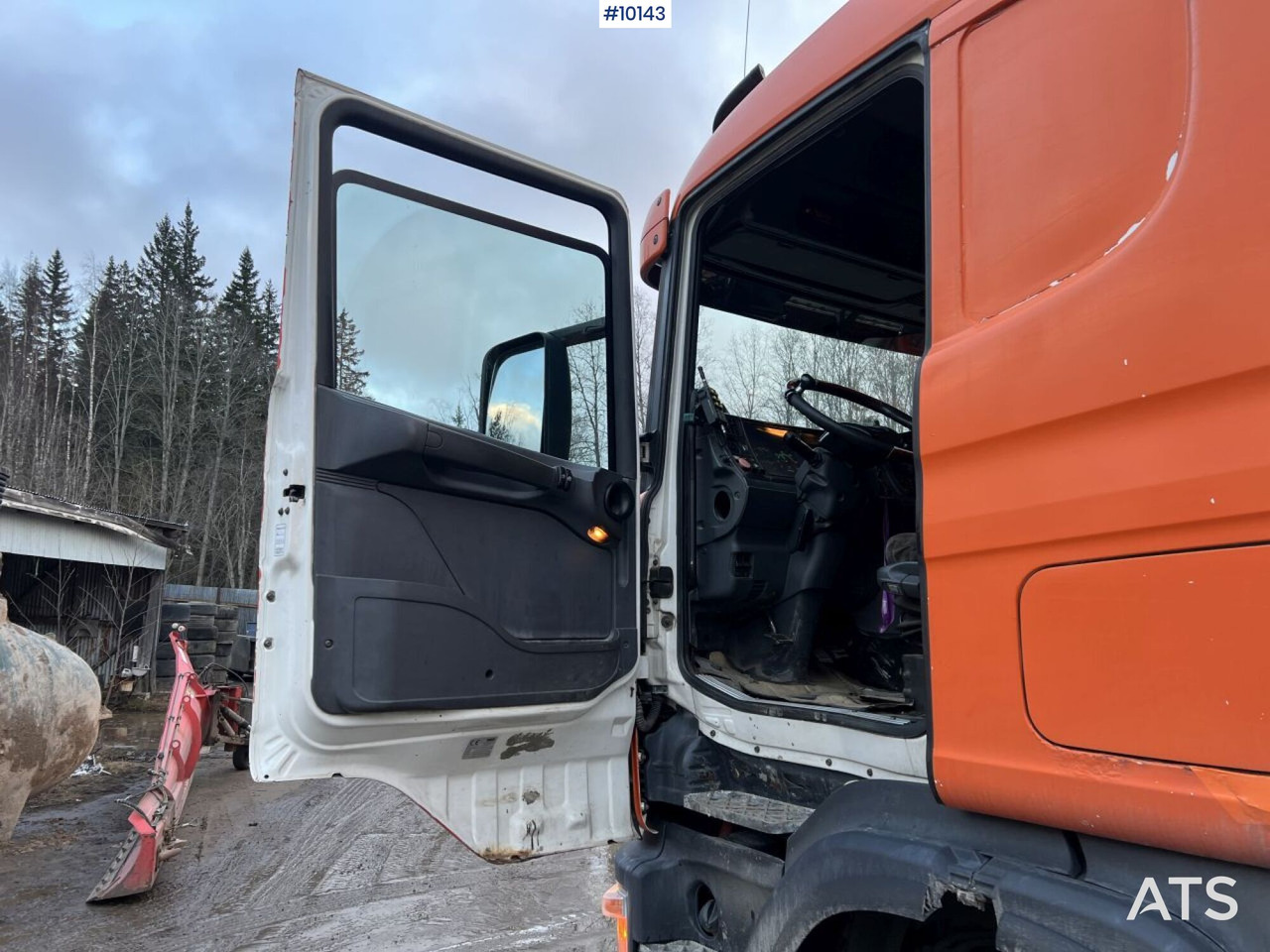 Camion ampliroll Scania R164 Tridem Truck Swap body (VIDEO)