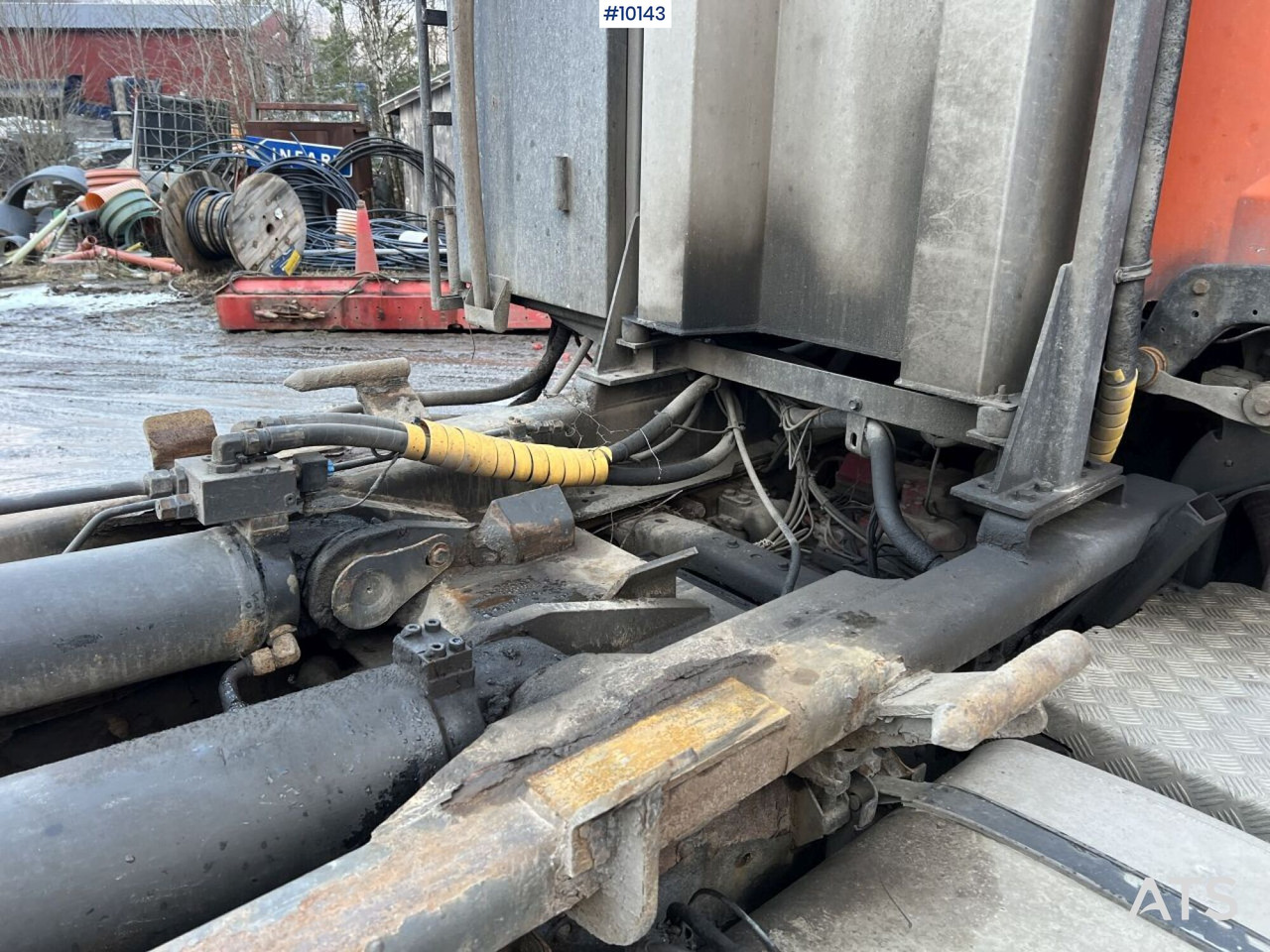 Camion ampliroll Scania R164 Tridem Truck Swap body (VIDEO)