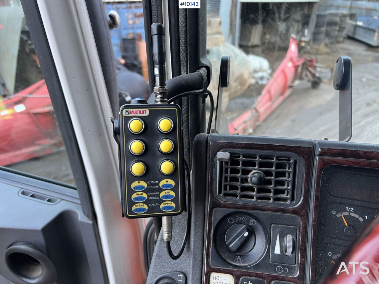 Camion ampliroll Scania R164 Tridem Truck Swap body (VIDEO)