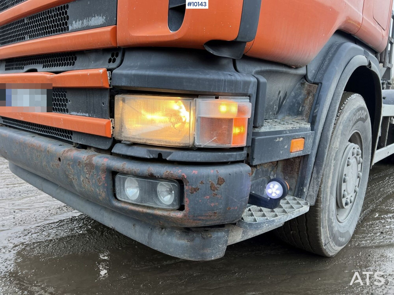 Camion ampliroll Scania R164 Tridem Truck Swap body (VIDEO)