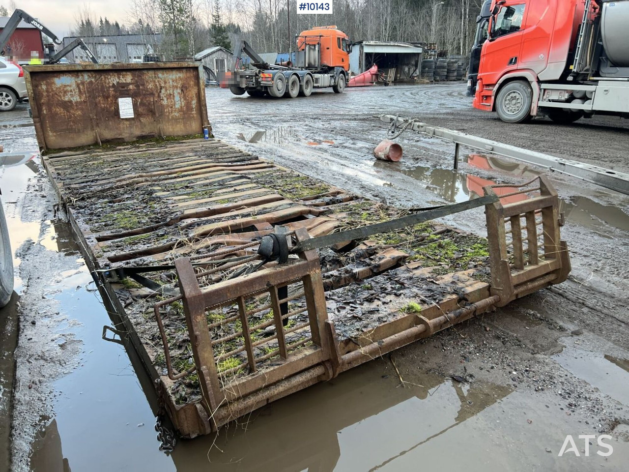 Camion ampliroll Scania R164 Tridem Truck Swap body (VIDEO)