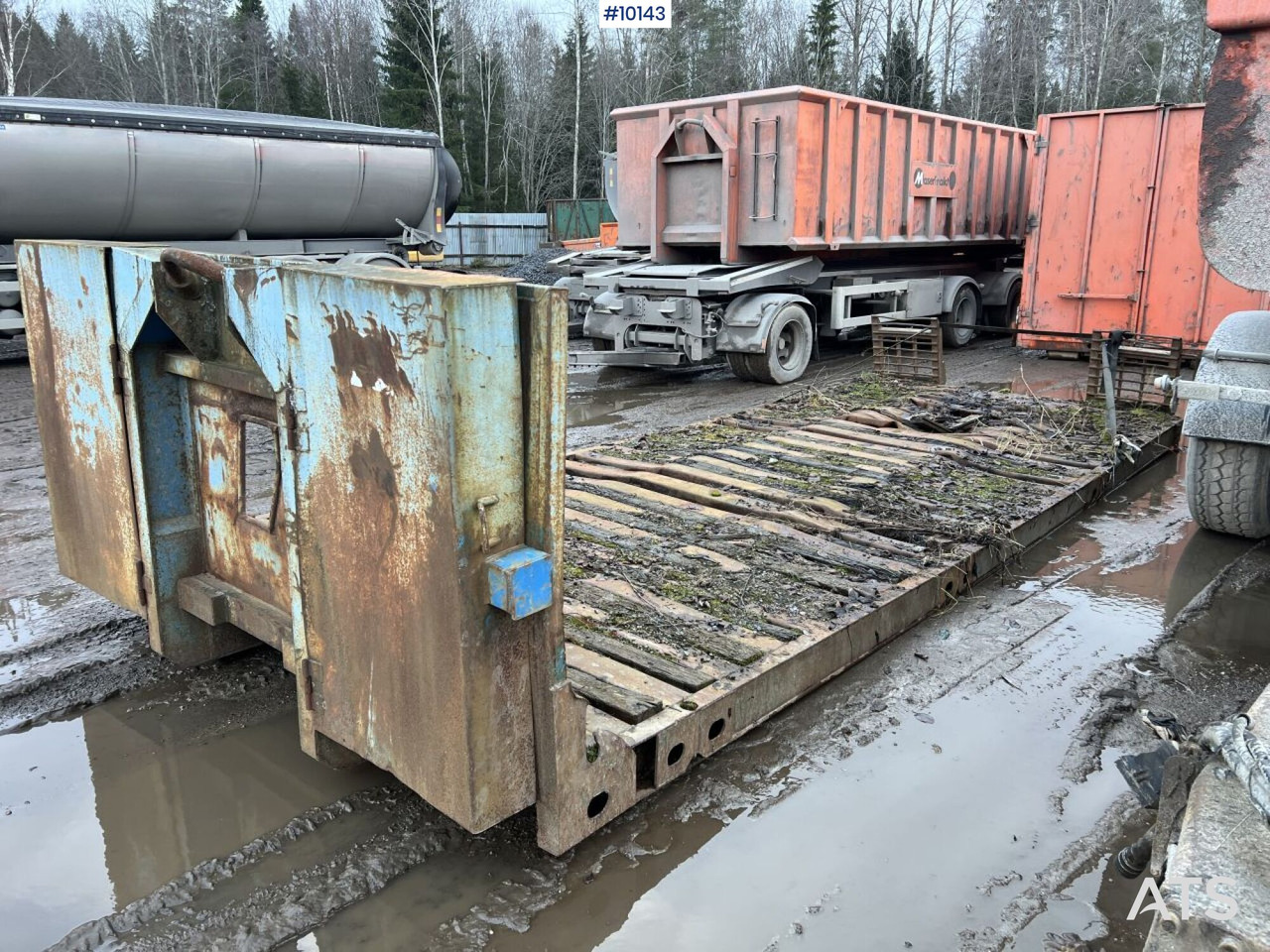 Camion ampliroll Scania R164 Tridem Truck Swap body (VIDEO)