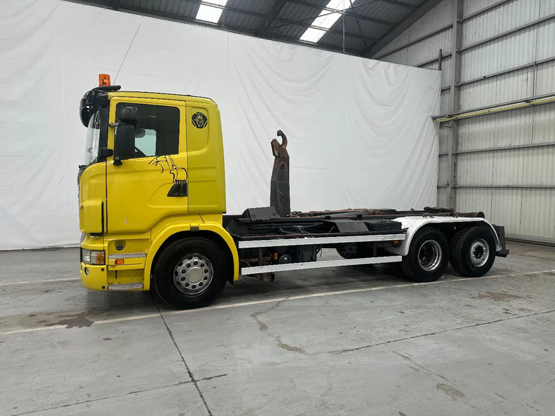 Camion ampliroll Scania R420 6x2 / Leebur