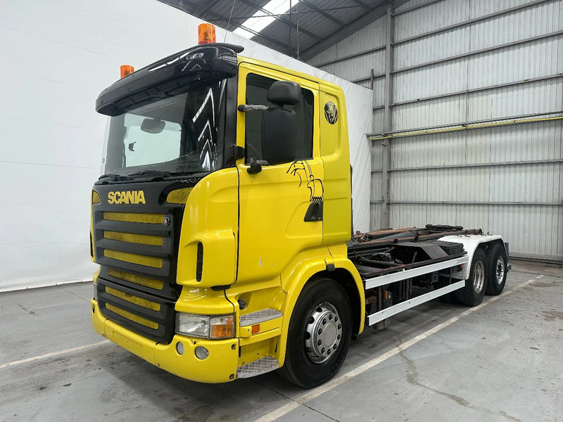 Camion ampliroll Scania R420 6x2 / Leebur