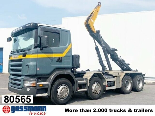 Camion ampliroll Scania R420 CB 8x4 MNZ, Retarder, Euro4