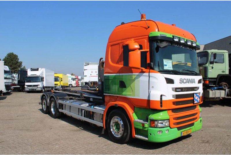 Camion ampliroll Scania R440 + EURO 5 + 21T VDL