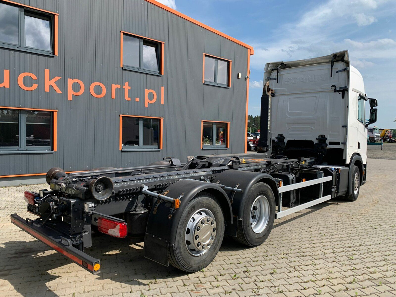 Camion ampliroll Scania R450 6x2 Abrollkipper MEILLER*Lenkachse Retarder