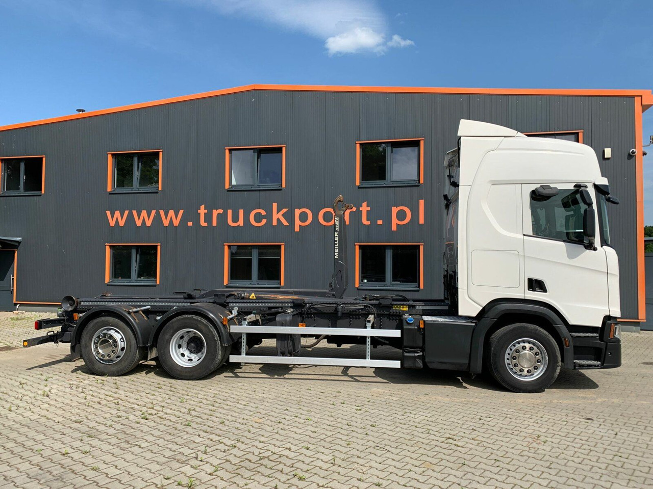 Camion ampliroll Scania R450 6x2 Abrollkipper MEILLER*Lenkachse Retarder