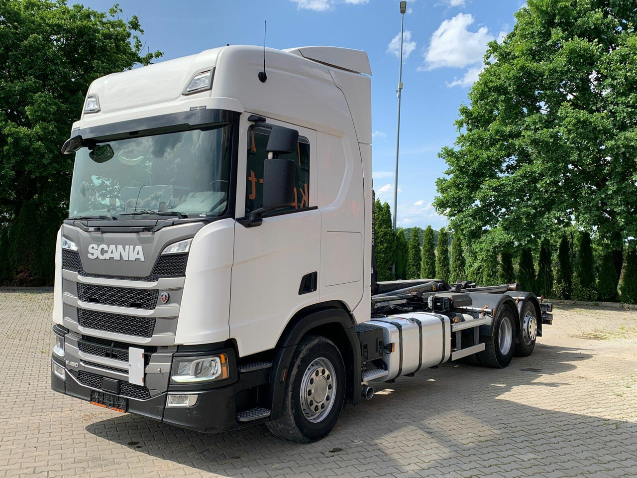 Camion ampliroll Scania R450 6x2 Abrollkipper MEILLER*Lenkachse Retarder
