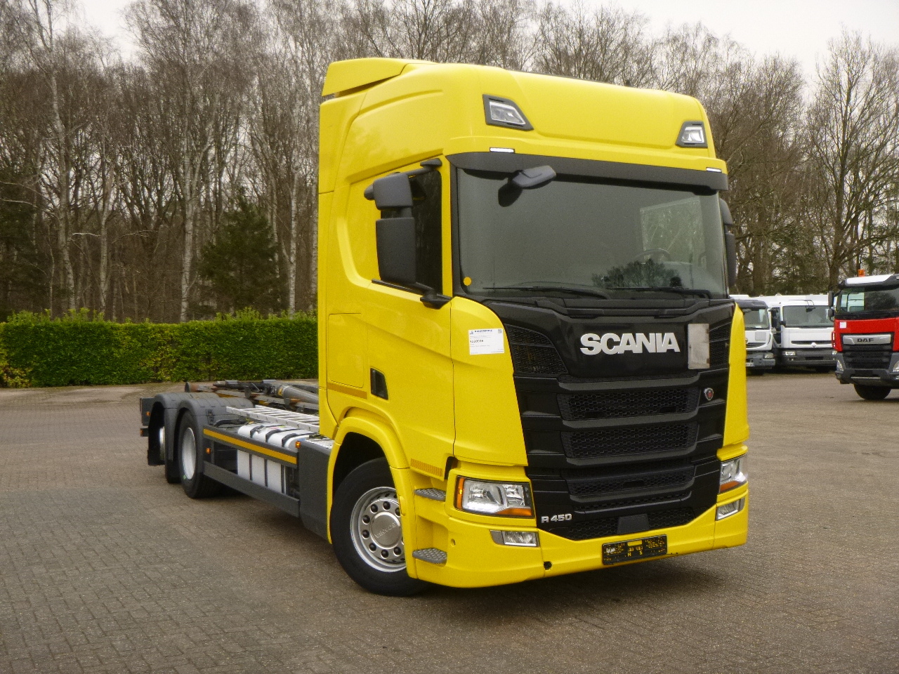 Camion ampliroll Scania R450 6x2 Euro 6C + Retarder + Meiller container hook 18.000 kg