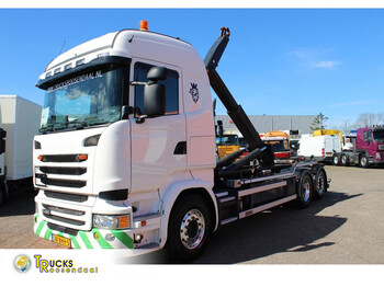 Camion ampliroll Scania R450 + Euro 6 + Hook system + 6x2 + Discounted from 58.950,-