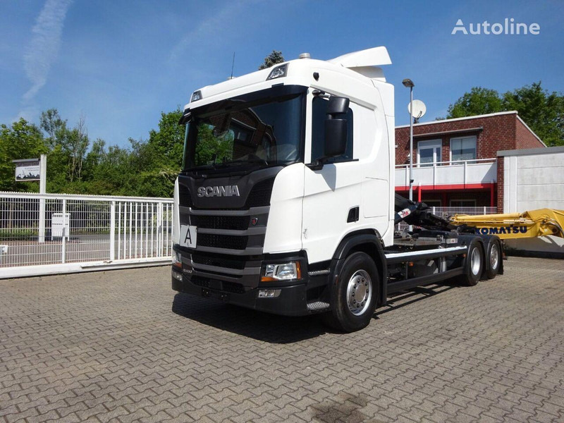 Camion ampliroll Scania R450 Hook lift truck 6x2