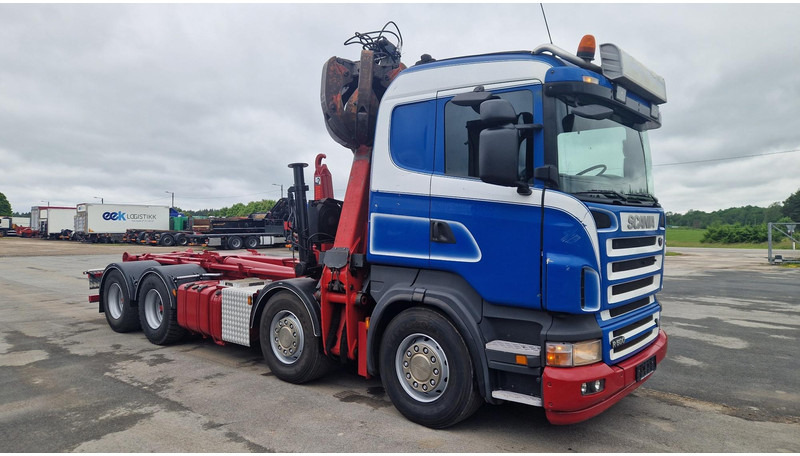 Camion ampliroll Scania R500 8X4 Epsilon E250Z95