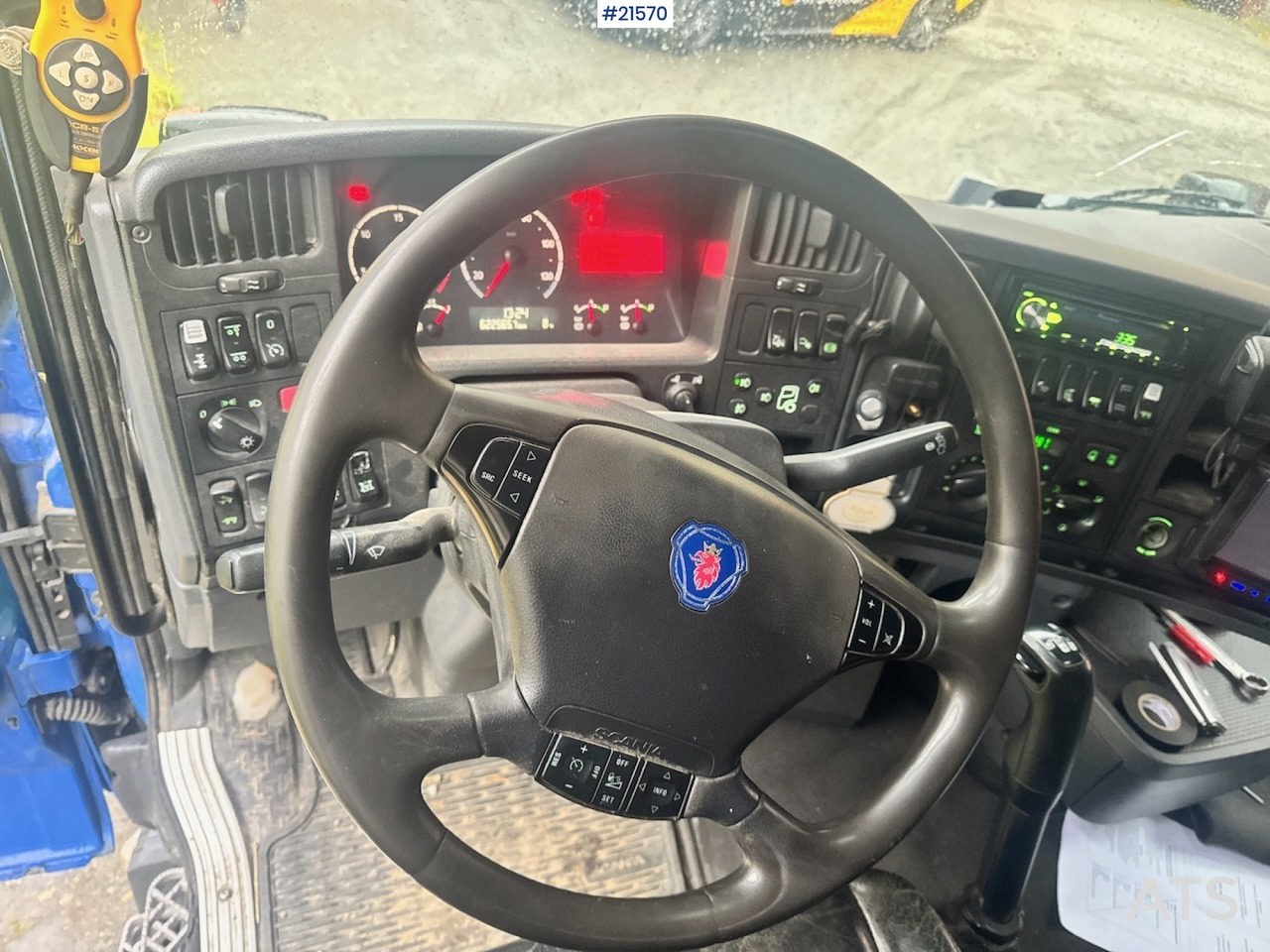 Camion ampliroll Scania R500 Krokbil m/ Kasse