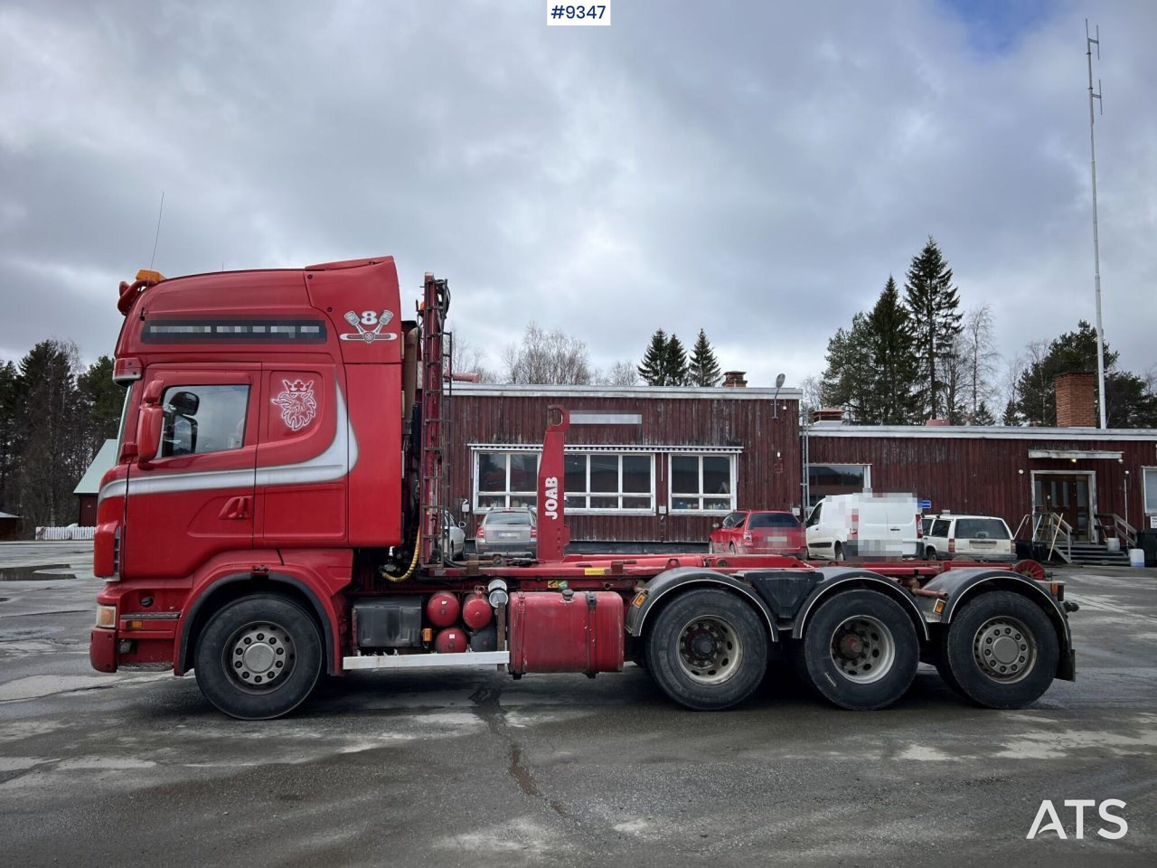 Camion ampliroll Scania R500 Tridem Hooklift (VIDEO)
