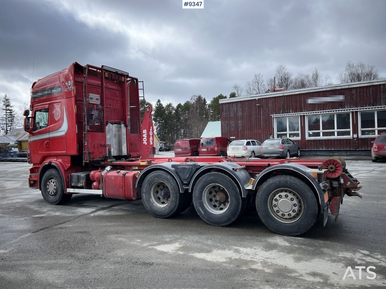 Camion ampliroll Scania R500 Tridem Hooklift (VIDEO)